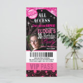 Carte Elodie BONNE BILLET D'Anniversaire VIP (Debout devant)