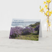 Carte Éloge du psaume 96 toute la salutation d'occasion (Fleur jaune)