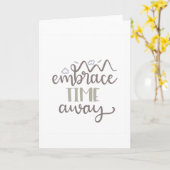 Carte Éloignez-vous (Fleur jaune)