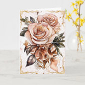 Carte Éloquent Rose de grâce (Fleur jaune)