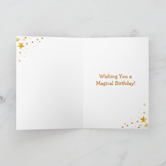 Carte Elven Fairy with Clarinet | Magical Birthday (Intérieur)