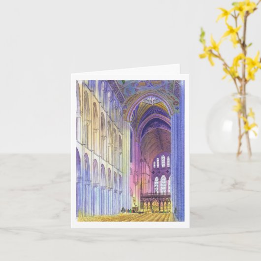 Carte Ely Cathedral, England (Fleur jaune)