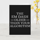 Carte Em Dash Older Than Ai Algorithm For Writer English (Fleur jaune)