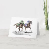 Emballage de chevaux de pur sang