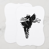 Carte Emblem animal Silhouette Spirit Dragon (Devant / Derrière)