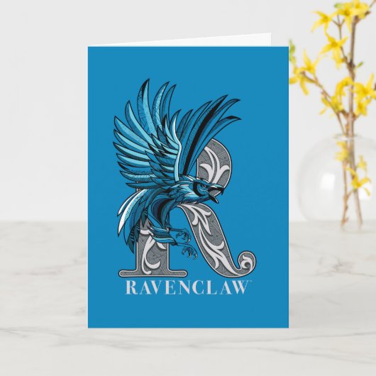 Carte Emblème à hachures RAVENCLAW™ (Fleur jaune)
