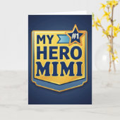 Carte Emblème de Mimi le Héros Doré (Fleur jaune)