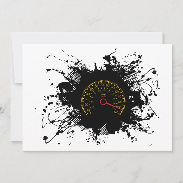 Carte Emblème de vitesse Style urbain 2 (Devant)