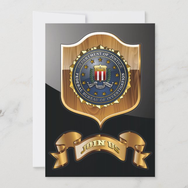 Carte Emblème du FBI (Devant)