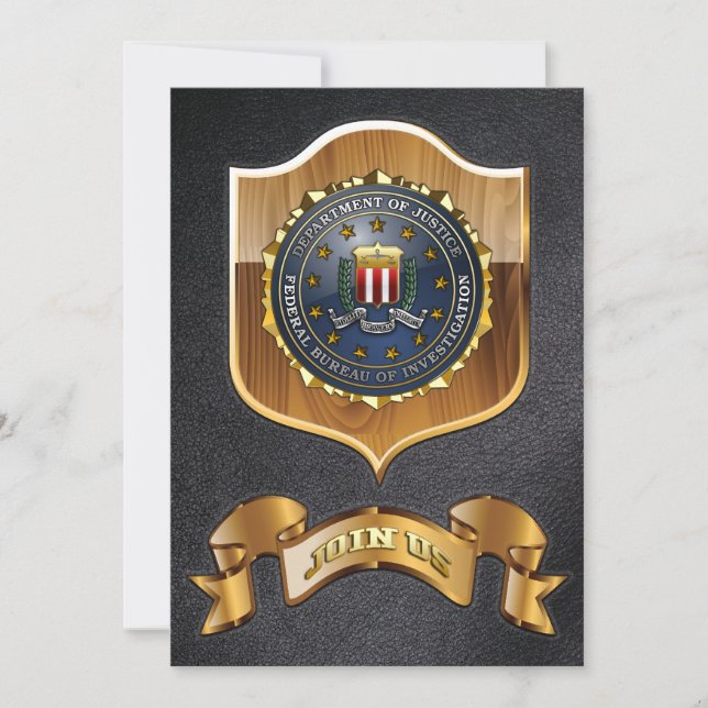 Carte Emblème du FBI (Devant)