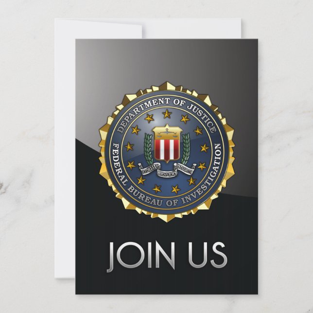 Carte Emblème du FBI (Devant)