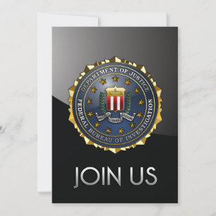 Carte Emblème du FBI