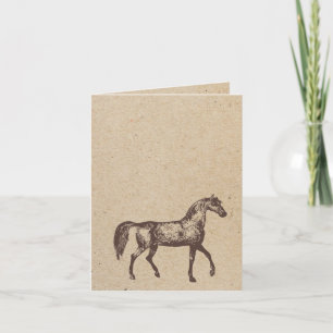 carte emboutie par cheval