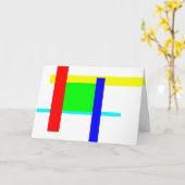 Carte Embrassage coloré (Fleur jaune)