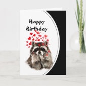 Carte Embrassages d'anniversaire et baisers Animaux Funn (Devant)