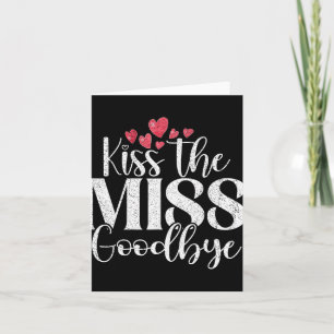 Carte Embrasse La Miss Bon