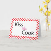 Carte Embrasse Le Cuisinier (Fleur jaune)