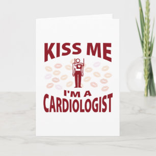 Carte Embrasse-moi Je suis Cardiologue