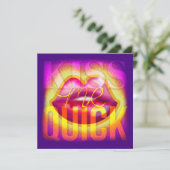 Carte Embrasse-moi vite ! (Debout devant)