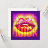 Carte Embrasse-moi vite ! (Devant/Arrière en situation)