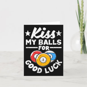 Carte Embrasse Mon Pour Bonne Chance Drôle Lecteur Billa