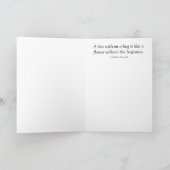 Carte Embrasse sans câlin... Devis de jardinage (Intérieur)