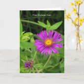 Carte Embrasse sans câlin... Devis de jardinage (Fleur jaune)