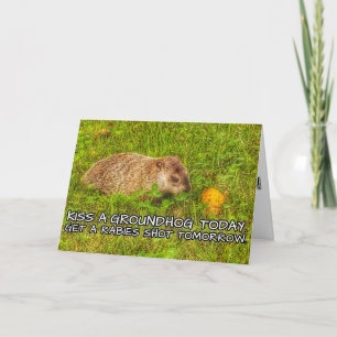 Carte Embrasse un marmotte aujourd'hui. Obtenir une cart