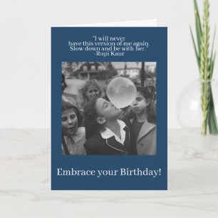 Carte Embrasser votre anniversaire
