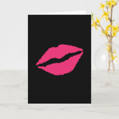 Carte Embrassez ! (Fleur jaune)