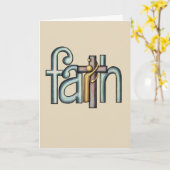 Carte Embrassez la croix (Fleur jaune)