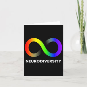Carte Embrassez La Neurodiversité Autisme Adhd Asd Infin