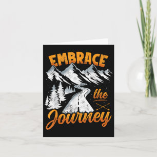 Carte Embrassez Le Voyage - Citation Inspirationnelle Mo