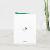 Carte Emerald 55e anniversaire de mariage (Dos)