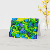 Carte Emerald Bliss (Fleur jaune)