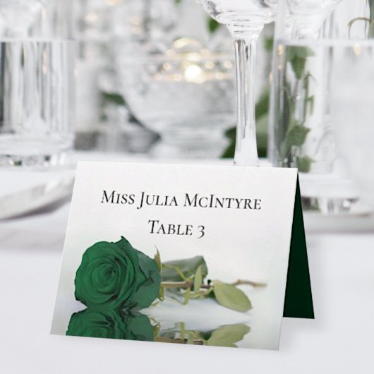 Carte Emerald Green Mariage Rose do-it-yourself Pa