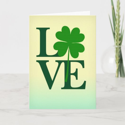 Carte Émeraude Amour Chanceux (Devant)