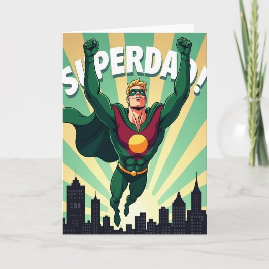 Carte Émeraude Superdad Sky High (Devant)