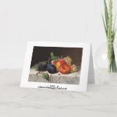 Carte Emilie Preyer : Fruits et mouches (Dos)