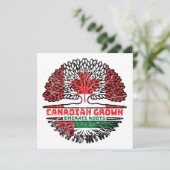 Carte Émirat Emirati Canadian Canada Tree (Debout devant)
