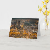 Carte Émirats de Dubaï, Burj Khalifa, (Fleur jaune)