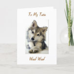 Carte EMISSION A PUPPY HUSKY To My TWIN ON YOUR BIRTHDAY<br><div class="desc">EMISSION A PUPPY HUSKY to my TWIN ON YOUR BIRTHDAY-WOOF TO YOUR TWIN SIS OU BROTHER</div>