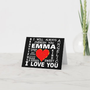 Carte Emma Je T'Aime