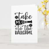 Carte Emmène-moi au jeu de ballon (Fleur jaune)