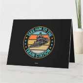 Carte Emmenez-Le À La Gare 3 (Dos)