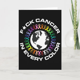 Carte Emmerdez le cancer dans toutes les couleurs Journé