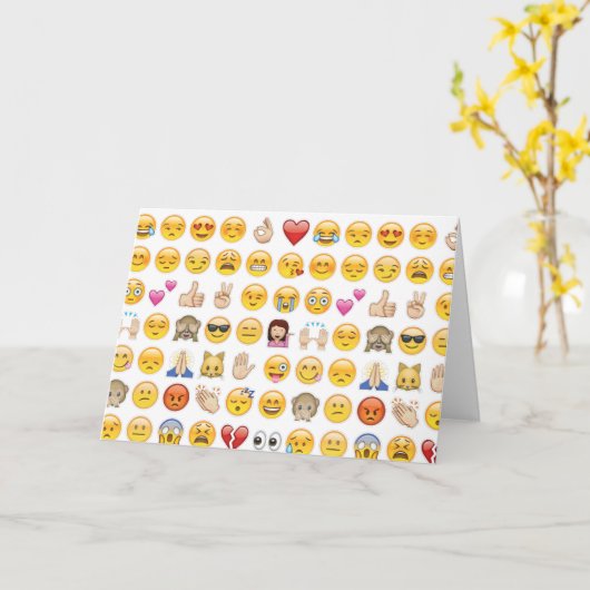Carte emoji (Fleur jaune)