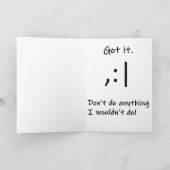 Carte Emoji d'anniversaire (Intérieur)