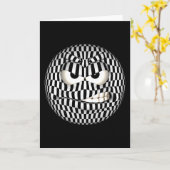 Carte Émoticon ayant une mauvaise journée (Fleur jaune)