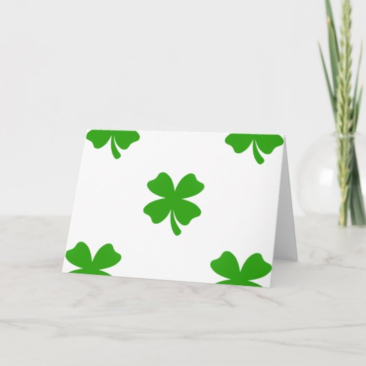 Carte émoticône st patrick (Devant)